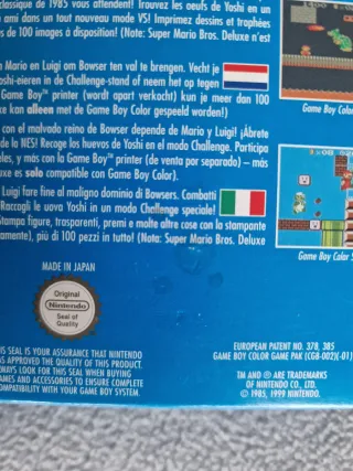 Super Mario Bros. Deluxe Game Boy Color