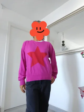 Jersey Gap Rosa y Rojo Estrella