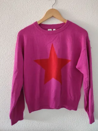 Jersey Gap Rosa y Rojo Estrella