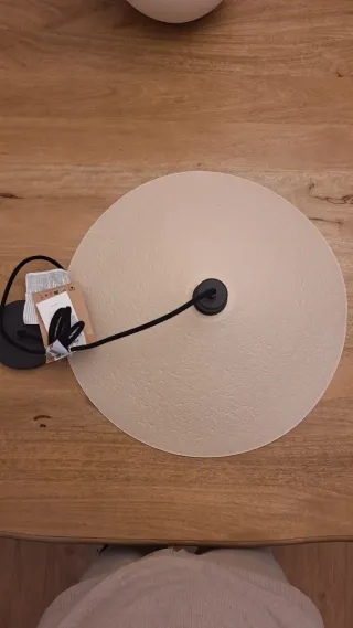 Lámpara techo Zara Home beige