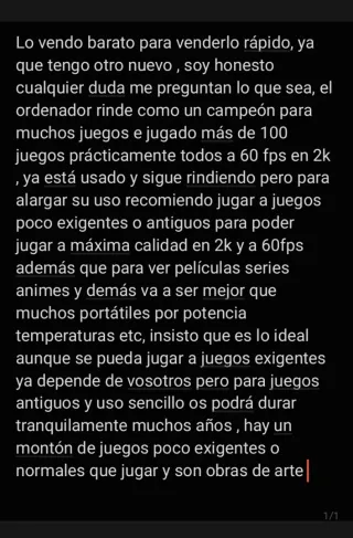 PC ideal para empezar