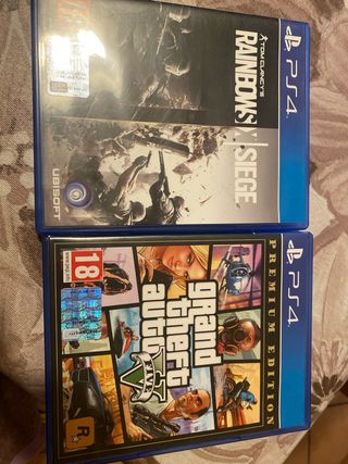 Giochi PS4: Rainbow Six Siege & GTA V