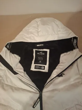 Chaqueta Hollister Blanca Talla XS