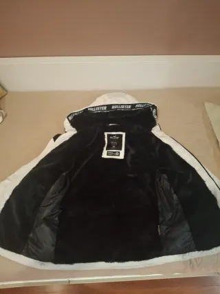 Chaqueta Hollister Blanca Talla XS