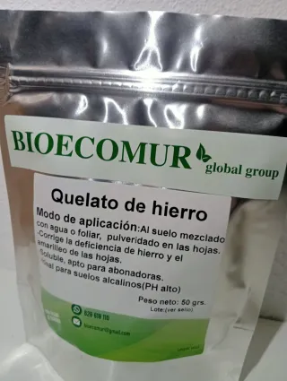 Quelato de Hierro Bioecomur 50 grs.