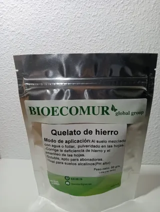 Quelato de Hierro Bioecomur 50 grs.