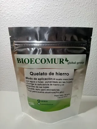 Quelato de Hierro Bioecomur 50 grs.