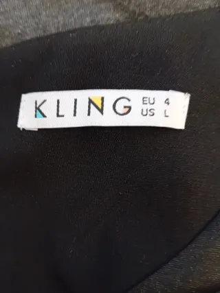 Vestido Kling Negro Talla L