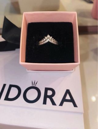 Anillo Pandora Corona Plata