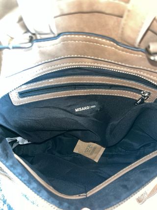 Mochila Misako Beige y Verde