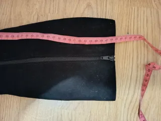 Botas altas negras de ante