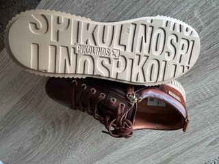 Zapatos Pikolinos Mujer Marrón y Dorado