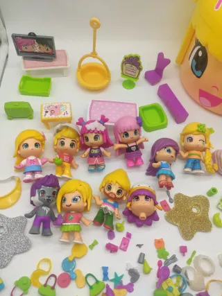 Lote Figuras Pinypon Cabeza Maleta