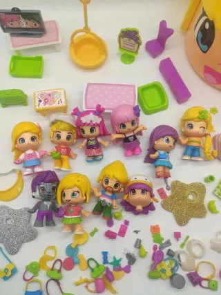 Lote Figuras Pinypon Cabeza Maleta