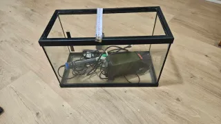 Pecera con accesorios