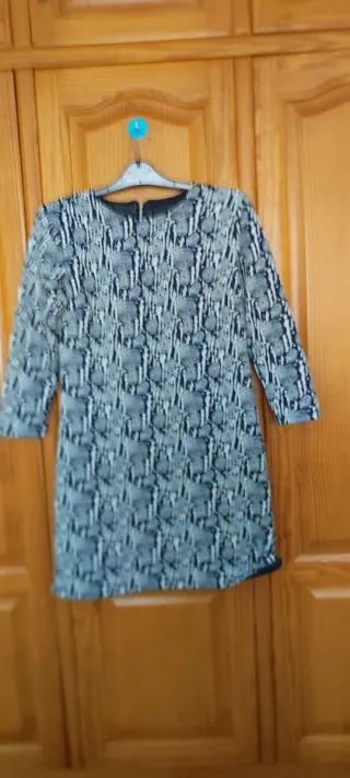 Vestido estampado mujer