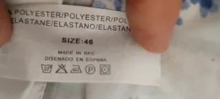 Vestido estampado mujer