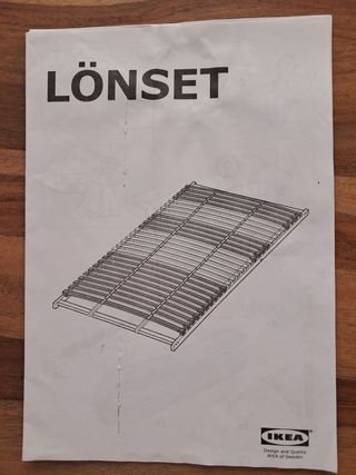 Estructura cama somier 90x200 cm blanca