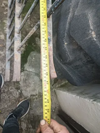 Reja de ventana metálica