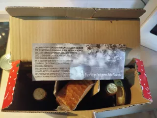 Lote de Navidad con vino y embutidos