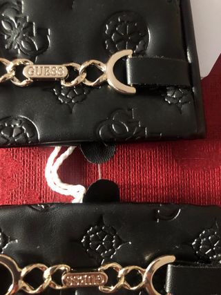 Guantes Guess Negros Mujer