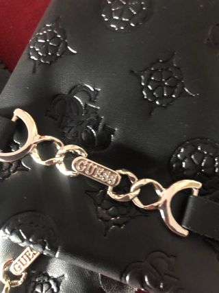 Guantes Guess Negros Mujer