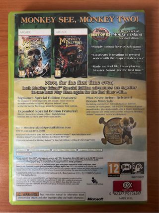 Monkey Island 1 y 2 Edic.Espc. Collection Xbox 360