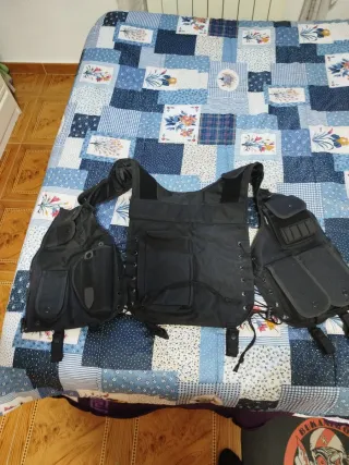 Chaleco táctico airsoft negro