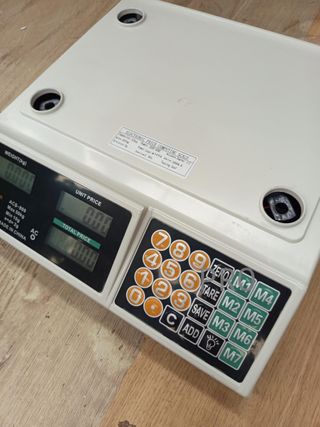 JEVX Báscula Digital Comercial 50kg