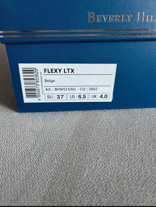 Zapatillas Beverly Hills Polo Club Beige y Doradas