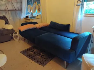 Sofá Cama Azul