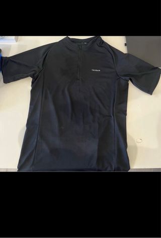 Culotte y maillot de ciclismo negro