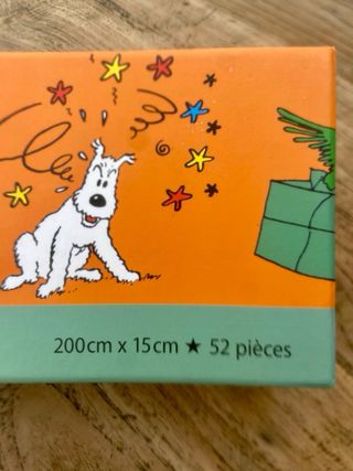 Oferta, 2 Puzzles de  Tintín 200cm 52 piezas