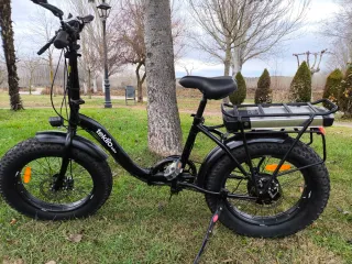 Bicicleta Eléctrica Fat Bike Negra