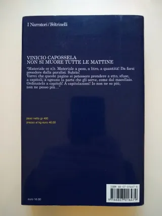 Non SI Muore Tutte Le Mattine (Italian Edition)