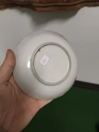 Taza antigua china Familia Rosa