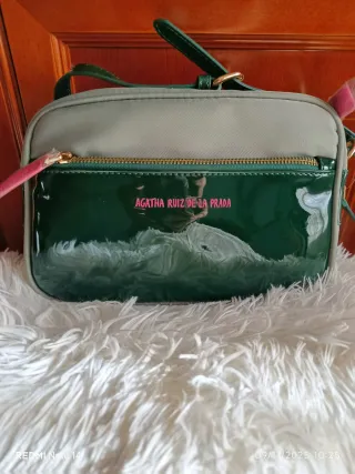Bolso Agatha Ruiz de la Prada Gris y Verde