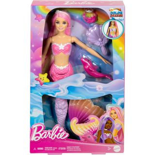 Barbie Sirena Malibú Cambio de Color y Accesorios