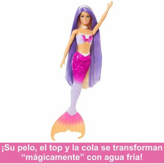 Barbie Sirena Malibú Cambio de Color y Accesorios