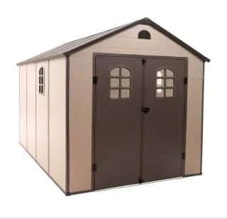 Caseta de jardín de resina Alessia D (8,82 m²)