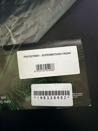 Guardabarros Delantero UFO Cross Enduro Blanco