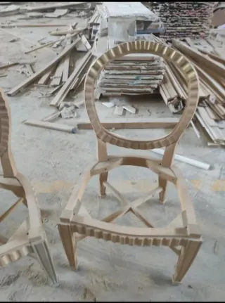 2 Sillas Madera Haya