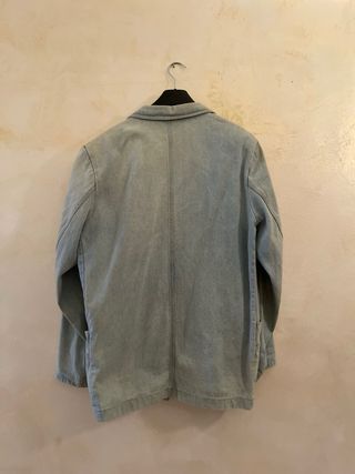 Giacca Vintage in Denim Azzurro Chiaro