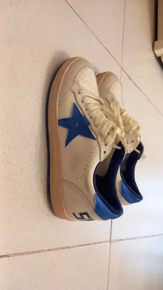 Golden Goose Sneakers Blancas y Azules