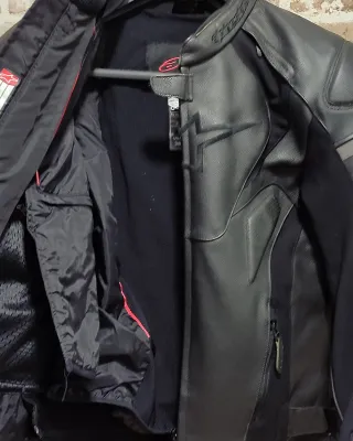 Chaqueta piel moto Alpinestars Jaws V3 Talla 48