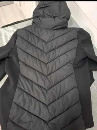 Cazadora acolchada combinada Zara