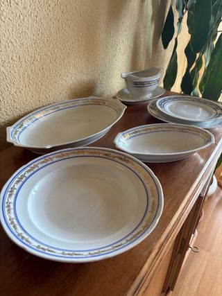Vajilla Santa Clara 56 Piezas Porcelana