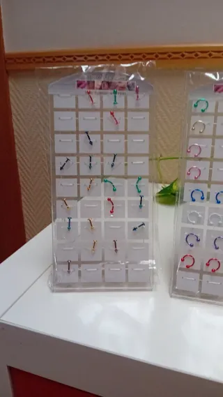 67 piercings acero varios modelos