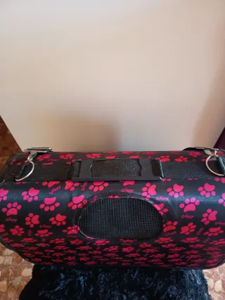 Transportín para gato/perro con estampado