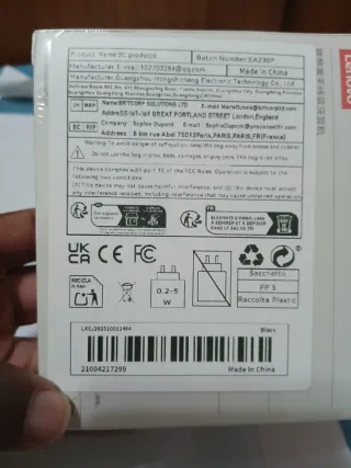 Auriculares Bluetooth Lenovo True Wireless